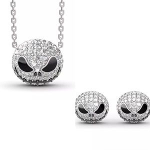 Jack Skellington earrings & necklace set
